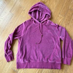 Jcrew Velour Hoodie